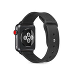 Cinturino in TPU in pelle incollata per Apple Watch Series 6 e SE e 5 e 4 40 mm / 3 e 2 e 1 38 mm