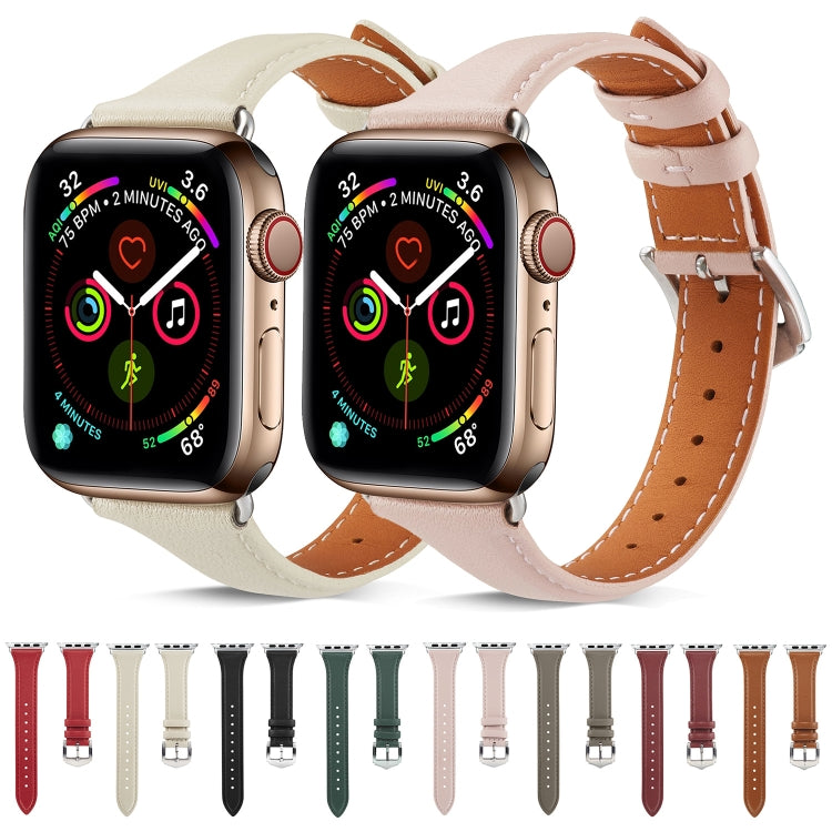 Cinturino in vera pelle per Apple Watch 42-49mm