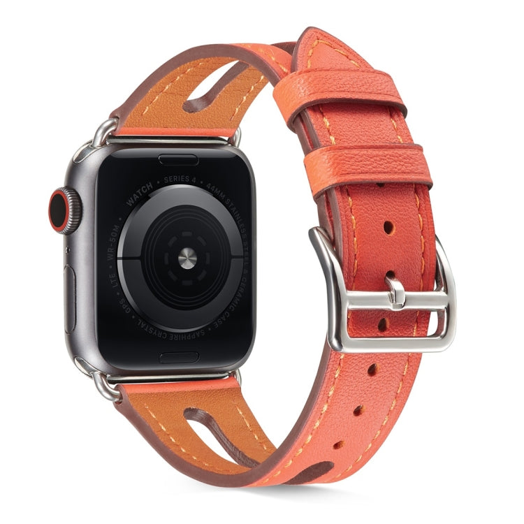 Cinturino in pelle pieno fiore per Apple Watch Series 6 e SE e 5 e 4 40 mm / 3 e 2 e 1 38 mm