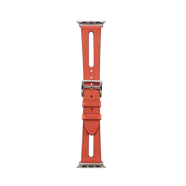 Cinturino in pelle pieno fiore per Apple Watch Series 6 e SE e 5 e 4 40 mm / 3 e 2 e 1 38 mm
