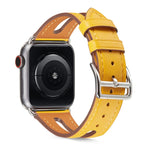 Cinturino in pelle pieno fiore per Apple Watch Series 6 e SE e 5 e 4 40 mm / 3 e 2 e 1 38 mm