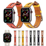 Cinturino in pelle pieno fiore per Apple Watch Series 6 e SE e 5 e 4 40 mm / 3 e 2 e 1 38 mm