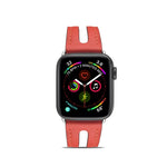 Cinturino in pelle di alta qualità per Apple Watch Series 6 e SE e 5 e 4 44 mm / 3 e 2 e 1 42 mm