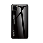 Custodia in vetro colorato per iPhone 11 Pro e 11 Pro Max