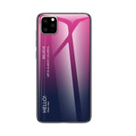 Custodia in vetro colorato per iPhone 11 Pro e 11 Pro Max