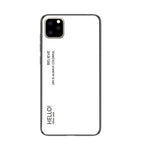 Custodia in vetro colorato per iPhone 11 Pro e 11 Pro Max