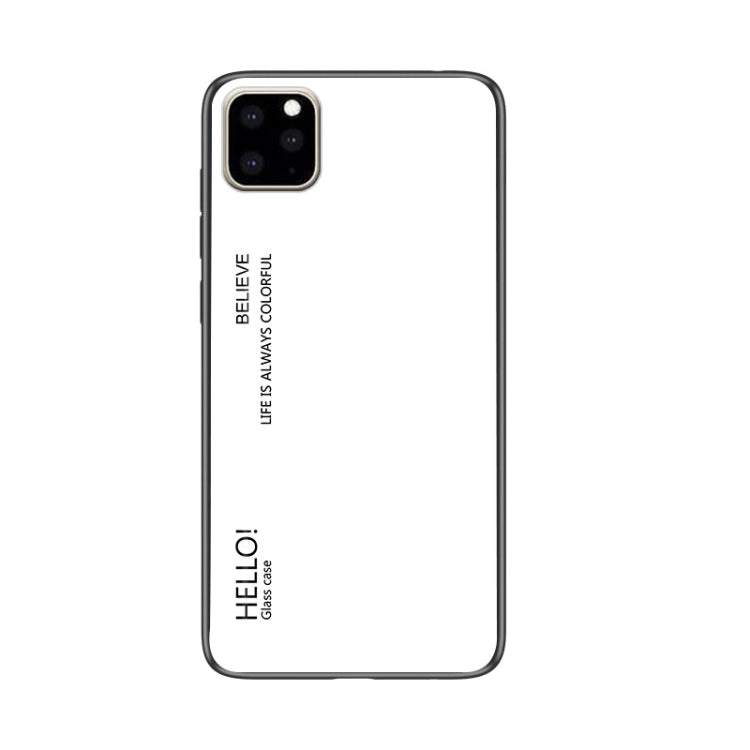 Custodia in vetro colorato per iPhone 11 Pro e 11 Pro Max