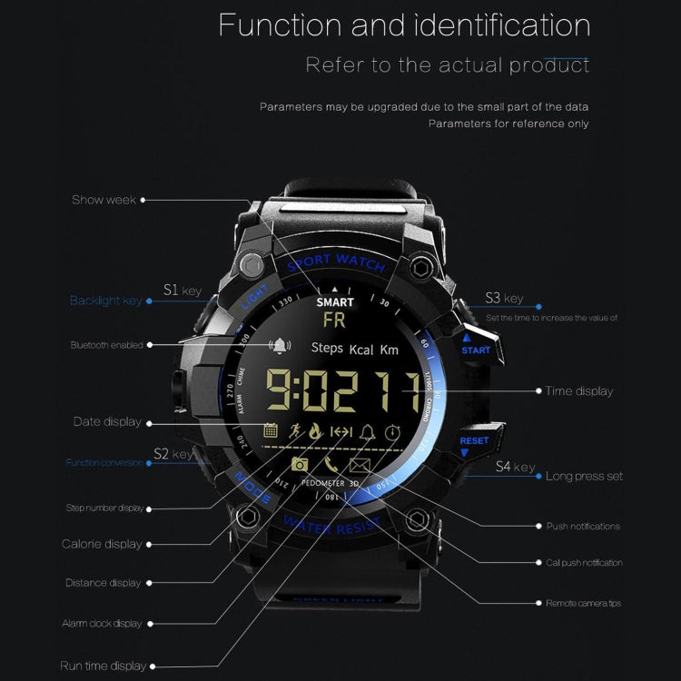 Lokmat MK16 Smartwatch impermeabile con schermo LCD