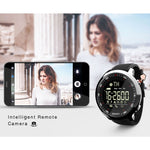 Lokmat MK18 Schermo circolare da 1,1 pollici IP68 Orologio intelligente impermeabile, Promemoria informazioni di supporto / Telecamera remota / Monitor movimento a piedi