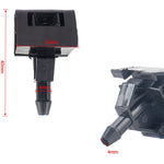 2 PCS Auto Parabrezza Anteriore Lavavetri Tergicristallo Ugello di Spruzzo D'acqua 28932-JD000 per Nissan Qashqai / Qashqai +2 J10 / Dualis / Dualis +2 2007-2013, For Nissan