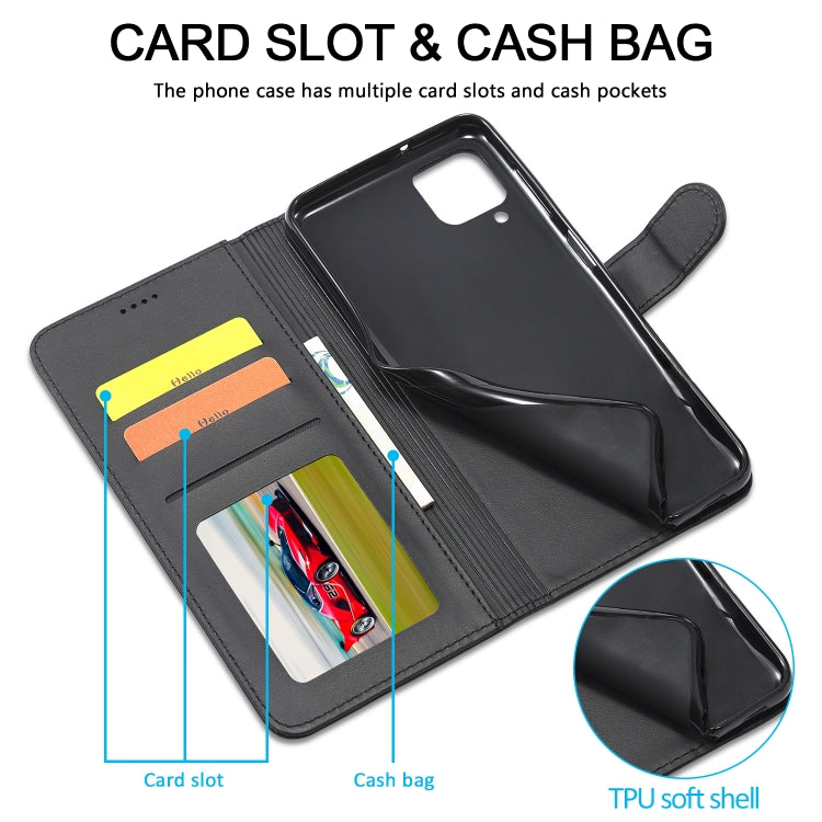 Custodia portafoglio in pelle per Samsung Galaxy A12