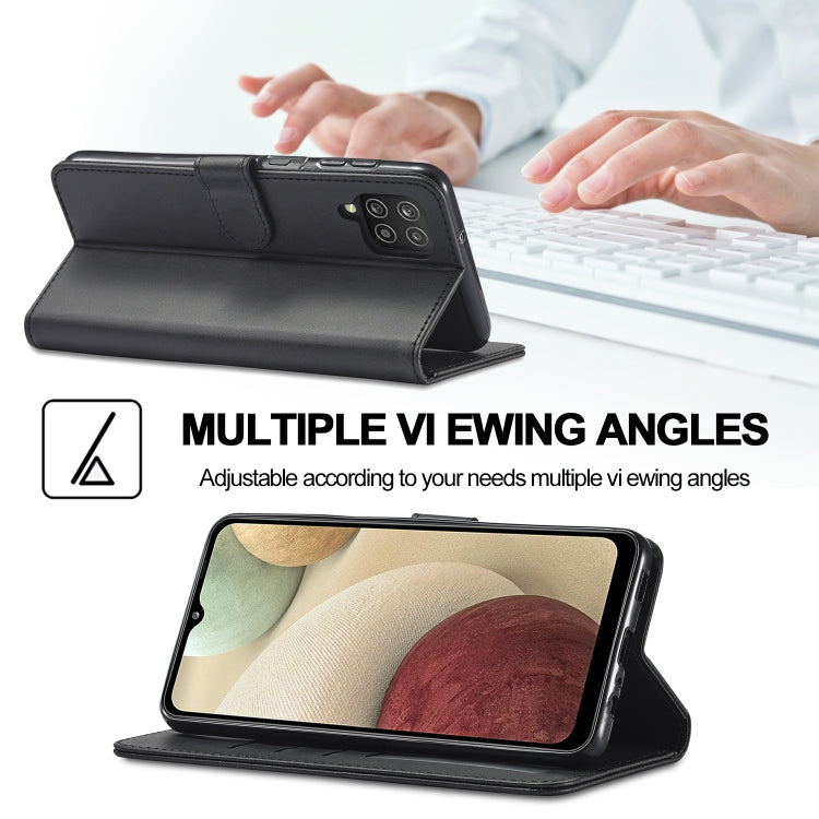 Custodia portafoglio in pelle per Samsung Galaxy A12