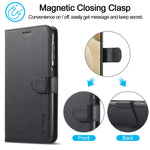 Custodia portafoglio in pelle per Samsung Galaxy A12