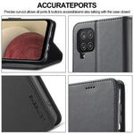 Custodia portafoglio in pelle per Samsung Galaxy A12