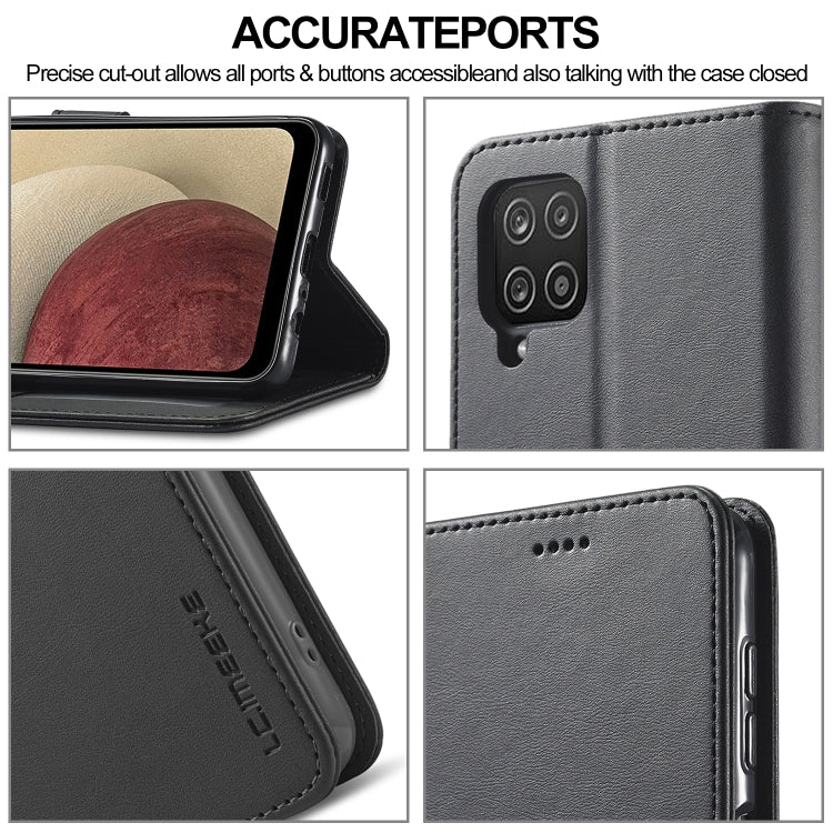 Custodia portafoglio in pelle per Samsung Galaxy A12
