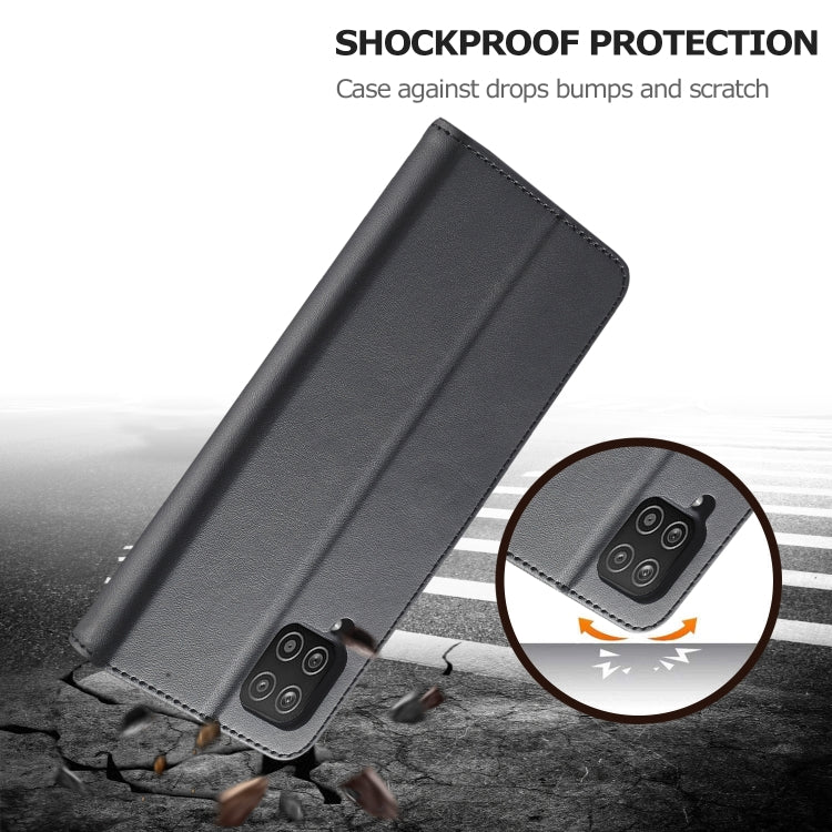 Custodia portafoglio in pelle per Samsung Galaxy A12