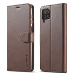Custodia portafoglio in pelle per Samsung Galaxy A12