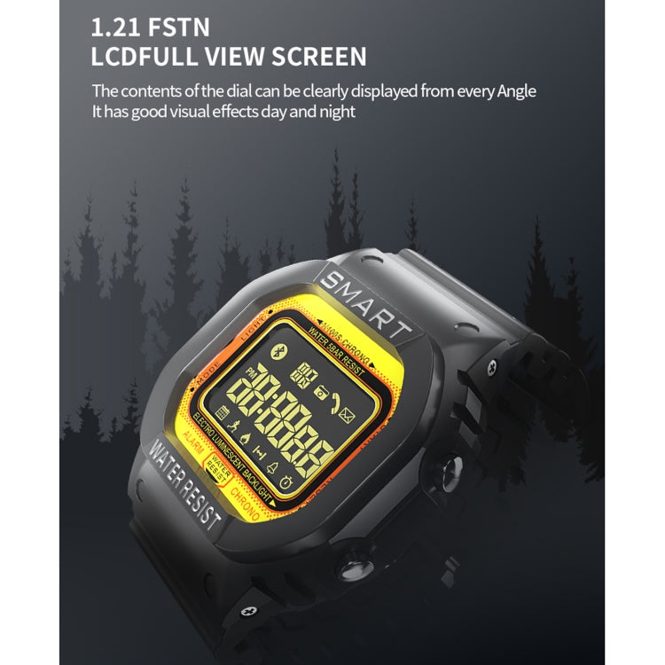 Lokmat MK22 Schermo LCD FSTN da 1,21 pollici Orologio intelligente impermeabile da 50 m, Promemoria informazioni di supporto / Telecamera remota / Registrazione sportiva