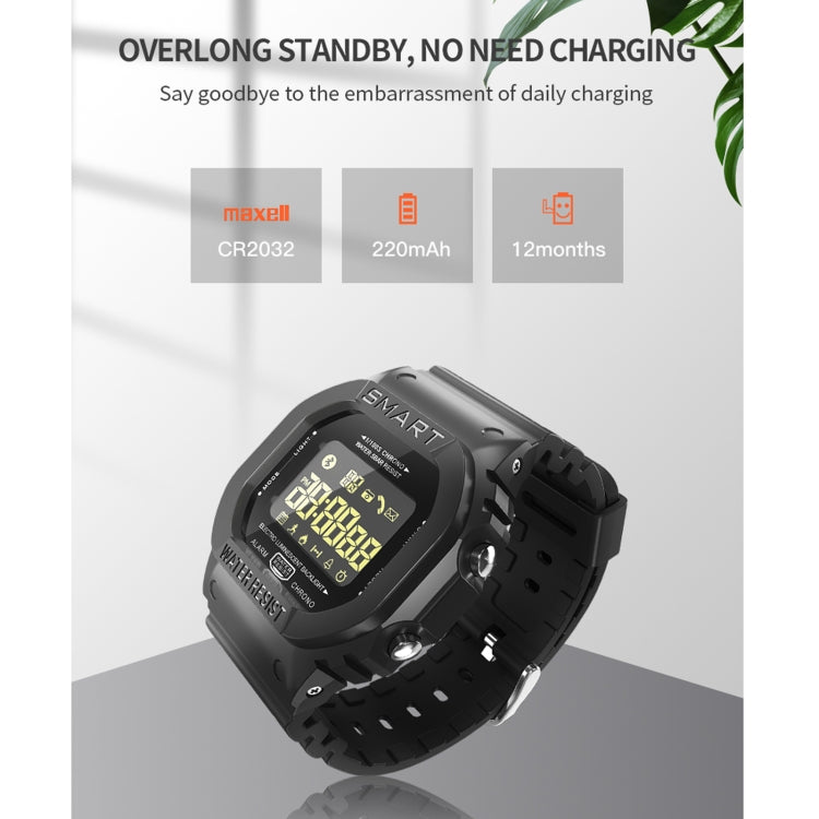 Lokmat MK22 Schermo LCD FSTN da 1,21 pollici Orologio intelligente impermeabile da 50 m, Promemoria informazioni di supporto / Telecamera remota / Registrazione sportiva