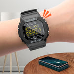 Lokmat MK22 Schermo LCD FSTN da 1,21 pollici Orologio intelligente impermeabile da 50 m, Promemoria informazioni di supporto / Telecamera remota / Registrazione sportiva