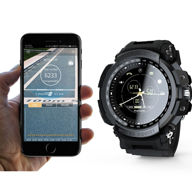 Lokmat MK28 Schermo FSTN da 1,4 pollici IP68 Orologio intelligente impermeabile, Promemoria informazioni di supporto / Telecamera remota / Registrazione sportiva