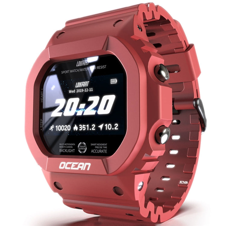 Lokmat OCEAN Touch screen TFT da 1,14 pollici IP68 Orologio intelligente impermeabile, Promemoria informazioni di supporto / Monitoraggio del sonno / Registrazione sportiva