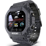 Lokmat OCEAN Touch screen TFT da 1,14 pollici IP68 Orologio intelligente impermeabile, Promemoria informazioni di supporto / Monitoraggio del sonno / Registrazione sportiva
