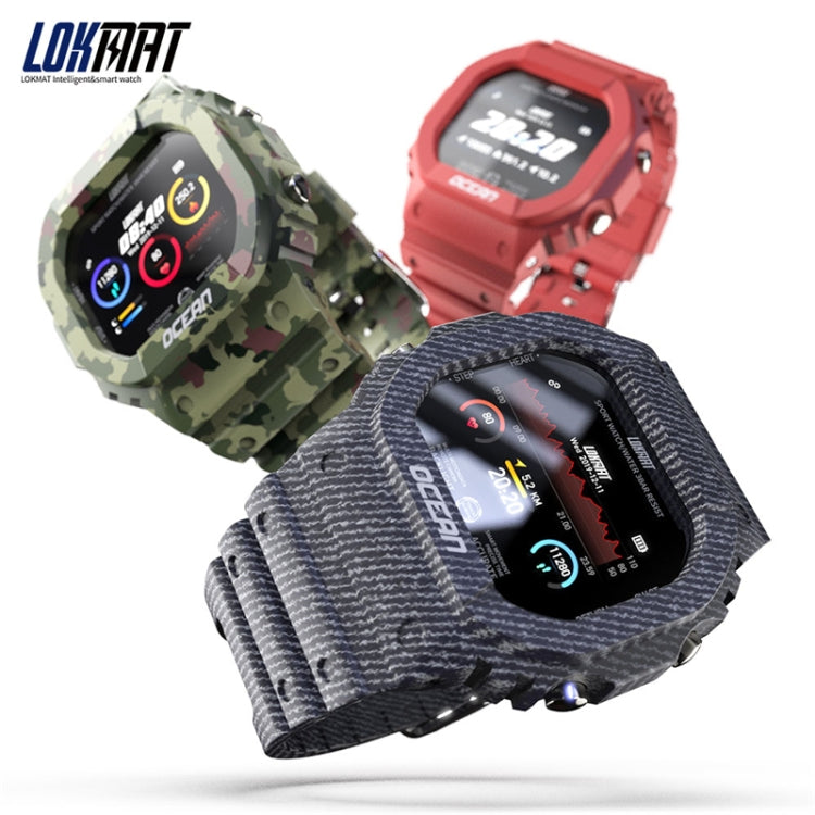 Lokmat OCEAN Touch screen TFT da 1,14 pollici IP68 Orologio intelligente impermeabile, Promemoria informazioni di supporto / Monitoraggio del sonno / Registrazione sportiva