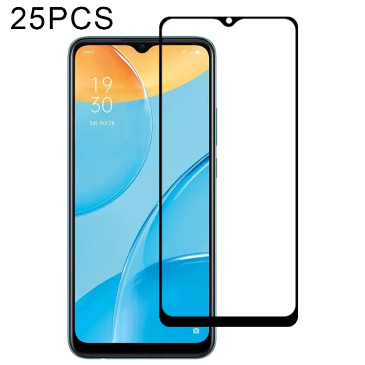 Pellicola in vetro temperato per OPPO A15s 25 pezzi