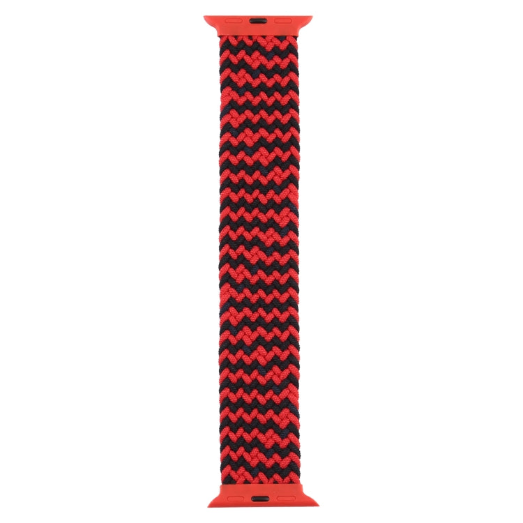 Cinturini di ricambio per cinturino singolo intrecciato in nylon di colore misto con fibbia in plastica per Apple Watch Series 6 e SE e 5 e 4 44 mm / 3 e 2 e 1 42 mm, S, M, L