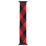 Cinturini di ricambio per cinturino singolo intrecciato in nylon di colore misto con fibbia in plastica per Apple Watch Series 6 e SE e 5 e 4 44 mm / 3 e 2 e 1 42 mm, S, M, L