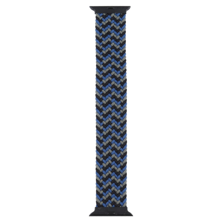 Cinturini di ricambio per cinturino singolo intrecciato in nylon di colore misto con fibbia in plastica per Apple Watch Series 6 e SE e 5 e 4 44 mm / 3 e 2 e 1 42 mm, S, M, L