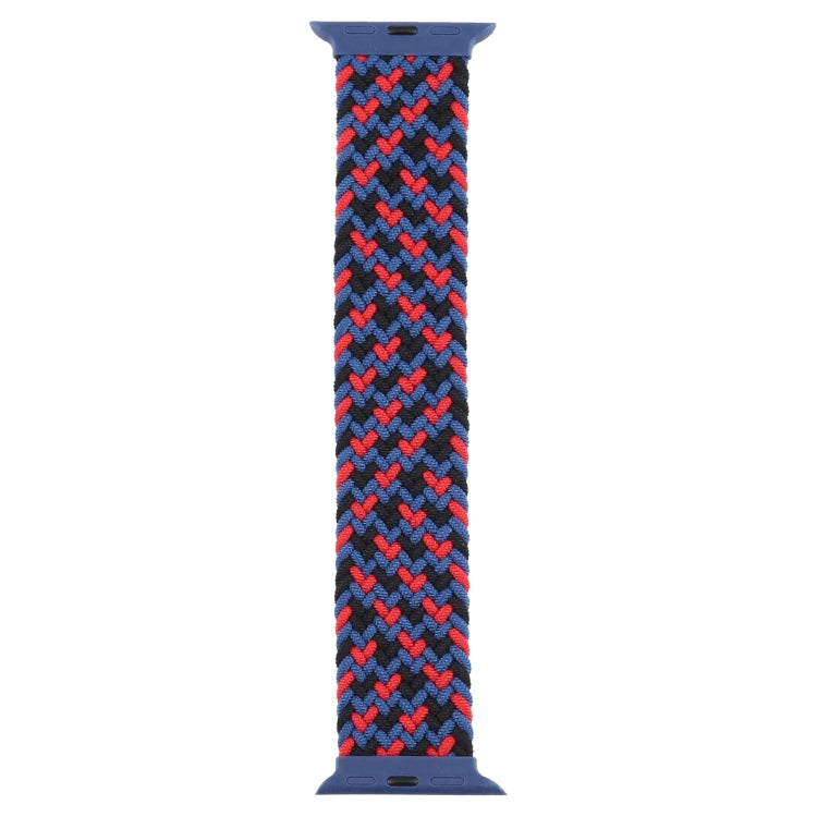 Cinturini di ricambio per cinturino singolo intrecciato in nylon di colore misto con fibbia in plastica per Apple Watch Series 6 e SE e 5 e 4 44 mm / 3 e 2 e 1 42 mm, S, M, L