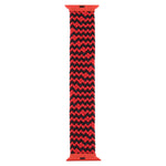 Cinturini di ricambio per cinturino singolo intrecciato in nylon di colore misto con fibbia in plastica per Apple Watch Series 6 e SE e 5 e 4 44 mm / 3 e 2 e 1 42 mm, S, M, L