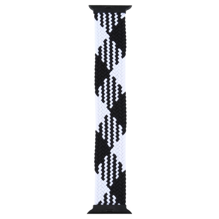 Cinturini di ricambio per cinturino singolo intrecciato in nylon di colore misto con fibbia in plastica per Apple Watch Series 6 e SE e 5 e 4 44 mm / 3 e 2 e 1 42 mm, XL, XXL