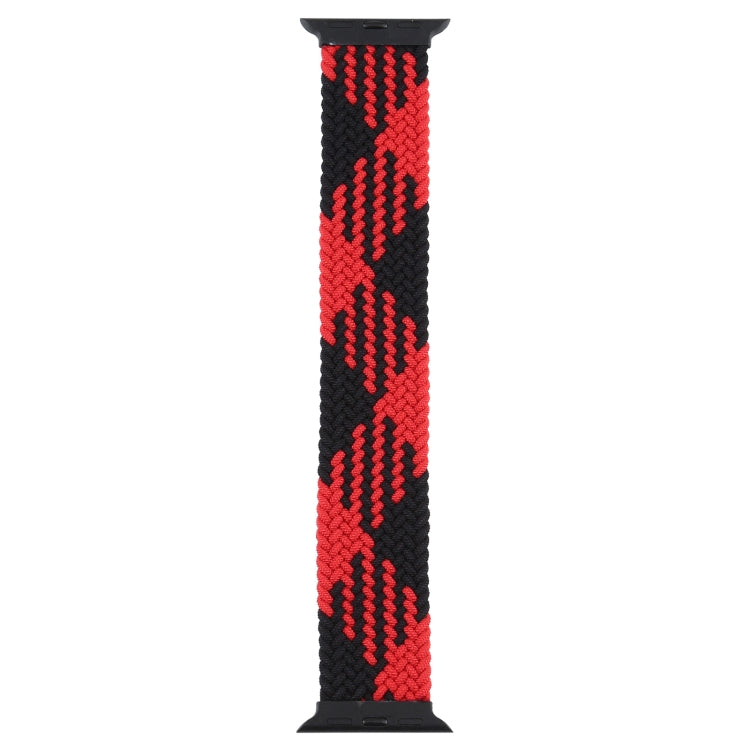Cinturini di ricambio per cinturino singolo intrecciato in nylon di colore misto con fibbia in plastica per Apple Watch Series 6 e SE e 5 e 4 44 mm / 3 e 2 e 1 42 mm, XL, XXL