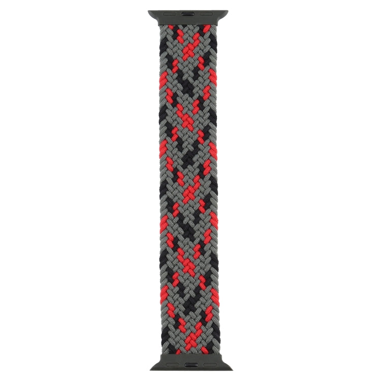 Cinturini di ricambio per cinturino singolo intrecciato in nylon di colore misto con fibbia in plastica per Apple Watch Series 6 e SE e 5 e 4 44 mm / 3 e 2 e 1 42 mm, XL, XXL
