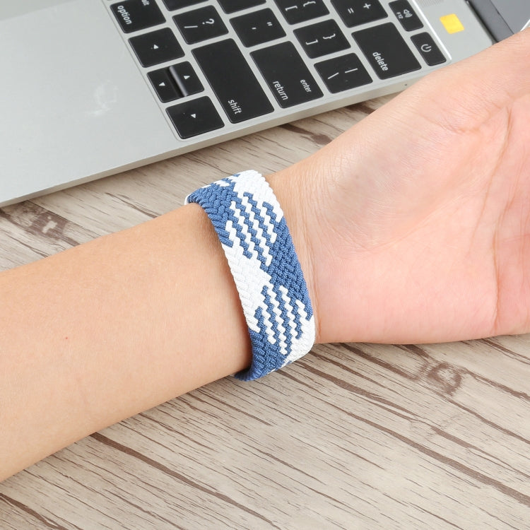 Cinturini di ricambio per cinturino singolo intrecciato in nylon di colore misto con fibbia in plastica per Apple Watch Series 6 e SE e 5 e 4 40 mm / 3 e 2 e 1 38 mm, S, M, L