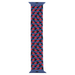 Cinturini di ricambio per cinturino singolo intrecciato in nylon di colore misto con fibbia in plastica per Apple Watch Series 6 e SE e 5 e 4 40 mm / 3 e 2 e 1 38 mm, S, M, L