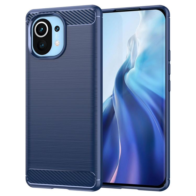 Custodia TPU in fibra di carbonio per Xiaomi Mi 11