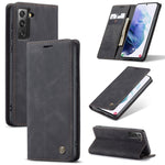 Custodia portafoglio in pelle per Samsung Galaxy S21+ 5G