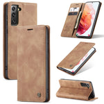 Custodia portafoglio in pelle per Samsung Galaxy S21+ 5G