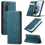 Custodia portafoglio in pelle per Samsung Galaxy S21+ 5G