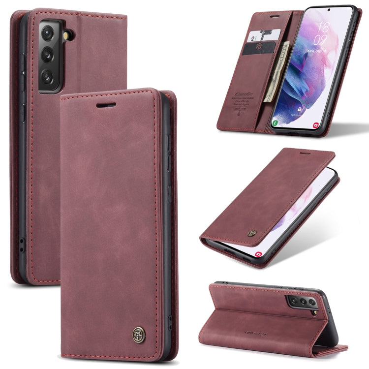Custodia portafoglio in pelle per Samsung Galaxy S21+ 5G