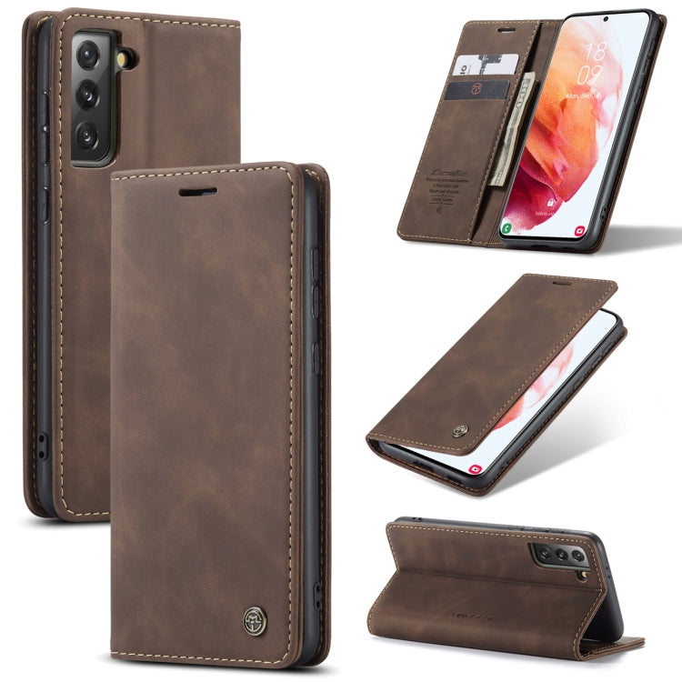 Custodia portafoglio in pelle per Samsung Galaxy S21+ 5G