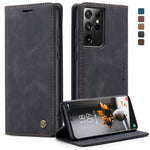 Custodia portafoglio in pelle per Samsung Galaxy S21+ 5G