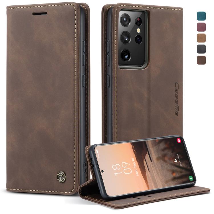 Custodia portafoglio in pelle per Samsung Galaxy S21+ 5G