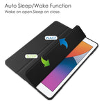 Custodia in pelle per iPad 10.2 con supporto
