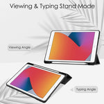 Custodia in pelle per iPad 10.2 con supporto