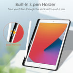 Custodia in pelle per iPad 10.2 con supporto